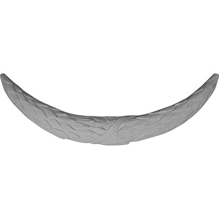 Ekena Millwork 28 7/8"W x 9 5/8"H x 1 3/8"P Dublin Swag Onlay ONL29X10X01DU